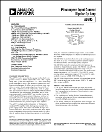 AD705JR-REEL Datasheet