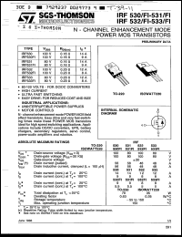 IRF532 Datasheet