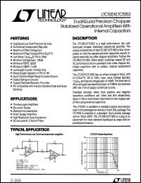 LTC1051MJ8 Datasheet