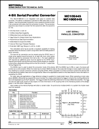 MC10E445FNR2 Datasheet