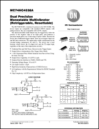 MC74HC4538AFR1 Datasheet