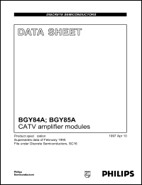 BGY85A Datasheet