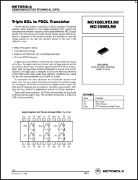 MC100LVEL90DWR2 Datasheet