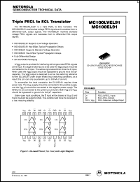 MC100LVEL91DWR2 Datasheet
