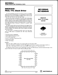 MC100H640FNR2 Datasheet