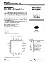MC100H643FNR2 Datasheet