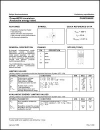 PHW20N50E Datasheet