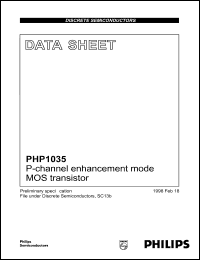 PHP1N50E Datasheet