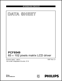 PCF8549U/2/F1 Datasheet