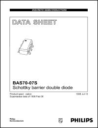 BAS70-07FILM Datasheet