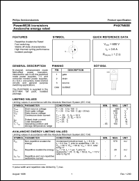 PHX7N60E Datasheet