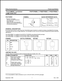 PHP37N06T Datasheet