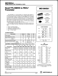 MC10H351FNR2 Datasheet