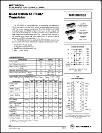 MC10H352FNR2 Datasheet