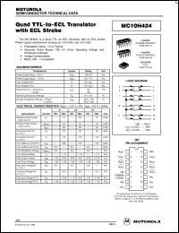 MC10H424FN Datasheet