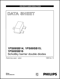 1PS89SS05 Datasheet