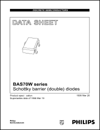 BAS70W Datasheet