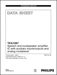 TEA1097H/C1 Datasheet