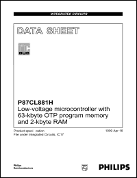 P87CL884T Datasheet