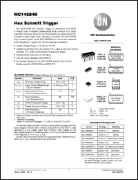 MC14584BFEL Datasheet
