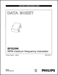 BFS20W Datasheet