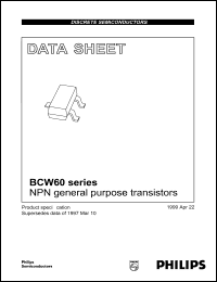 BCW60B Datasheet