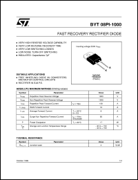 BYT08P-400 Datasheet