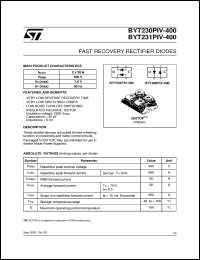 BYT230PIV-1000 Datasheet