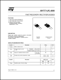 BYT71F-600 Datasheet