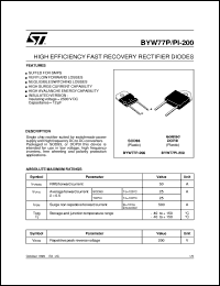 BYW77P-200 Datasheet