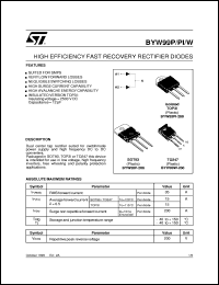 BYW99W-200 Datasheet