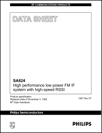 SA624D Datasheet