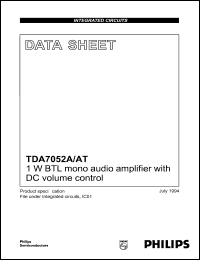 TDA7052B/N1 Datasheet