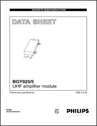 BGY925/5 Datasheet