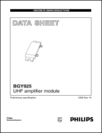 BGY925 Datasheet