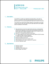 UCB1510DB Datasheet