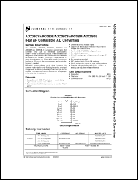 ADC0801LCJ Datasheet