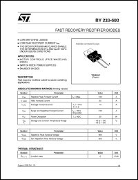 BY233-600 Datasheet
