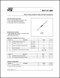BYT01-400 Datasheet