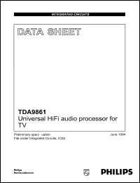TDA9860/V2 Datasheet