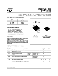 SMBYW04-200 Datasheet