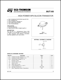BUT100 Datasheet