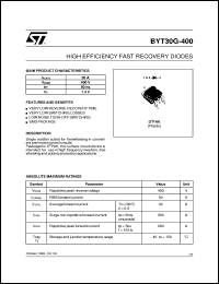 BYT30G-400 Datasheet
