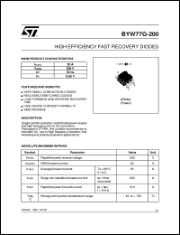 BYW77G-200 Datasheet