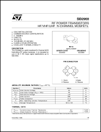 SD2900 Datasheet