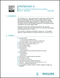 PCF85103C-2P Datasheet