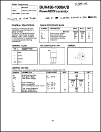 BUK438-1000A Datasheet