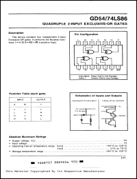 GD74LS86 Datasheet