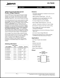 ICL7663SAIPA Datasheet