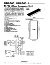 HD6803 Datasheet